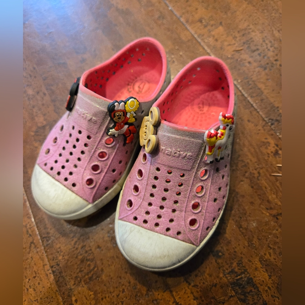 Native Shoes Jefferson Pink Shimmer Mermaid Size C5